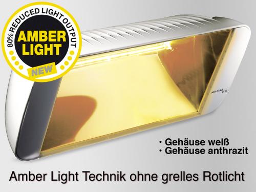 Infrarotstrahler Heliosa 66 Amber Light 2000 Watt IPX5 weiß